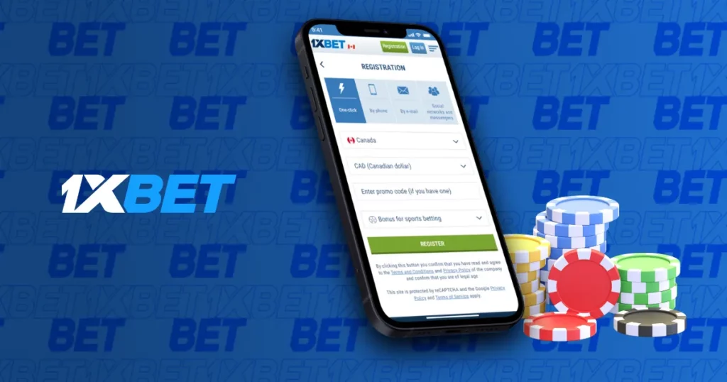 Registering an Account on 1XBet APP Spain